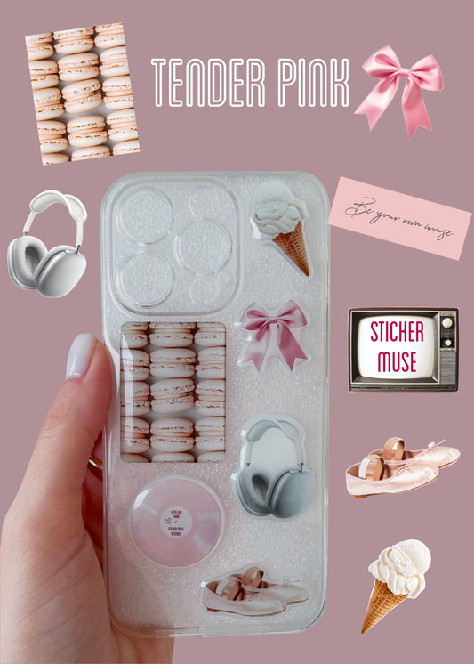 Tender Pink 3D Sticker Pack